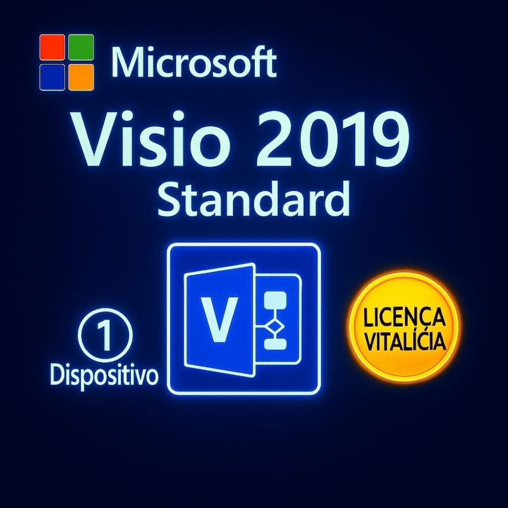 Visio 2019 Standard - Licença Digital - ESD