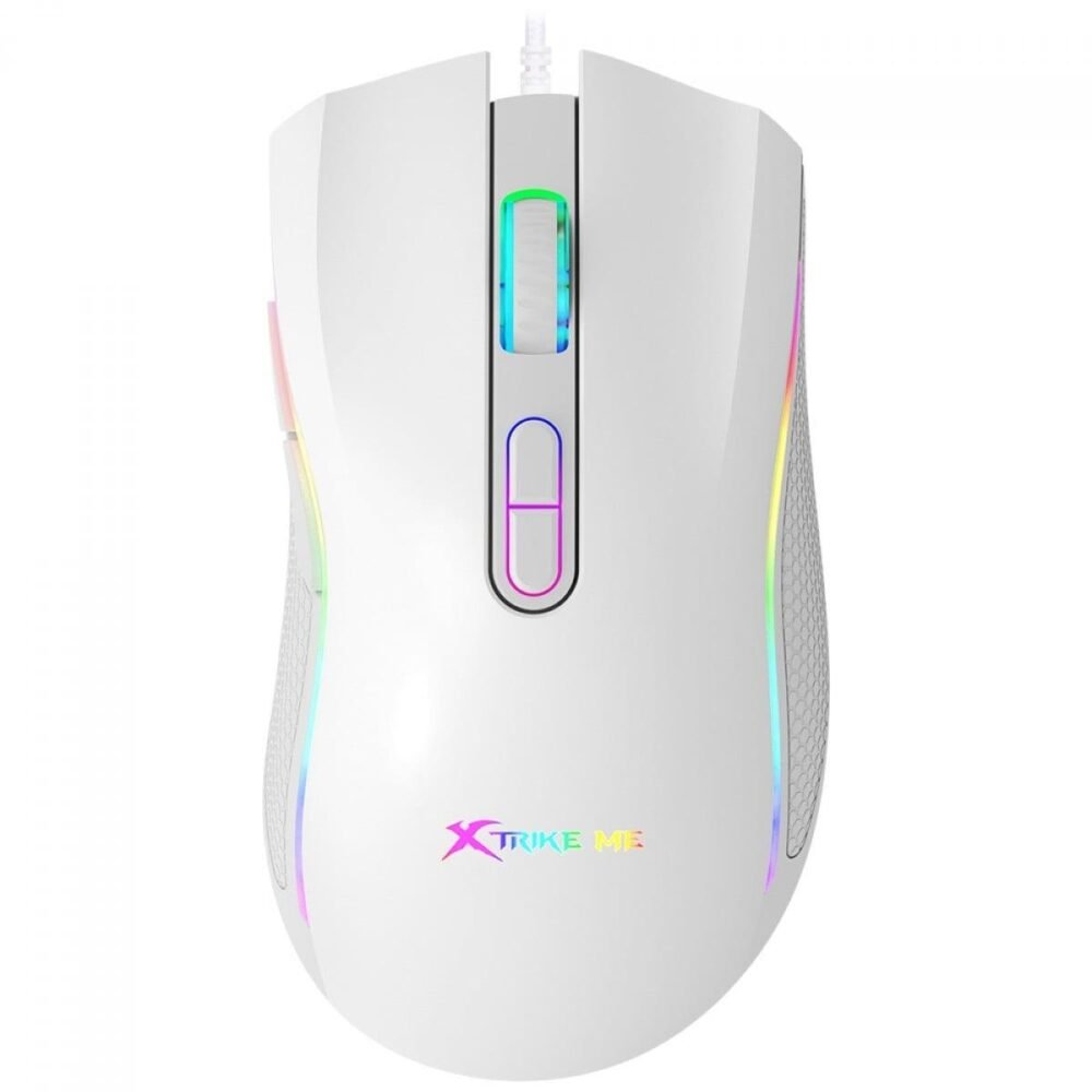 Mouse Motospeed V70 Essential RGB Branco - FMSMS0117BRO