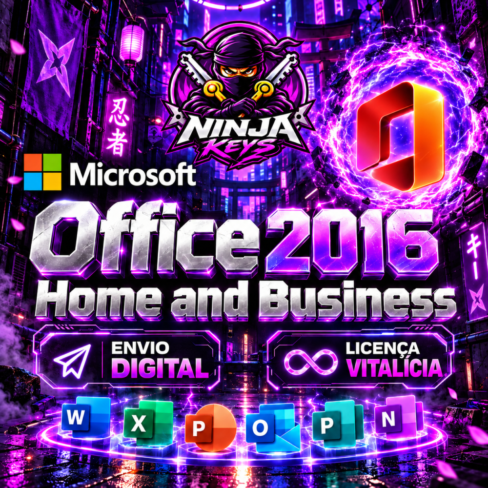 Office 2016 Home And Business - Licença Digital - ESD