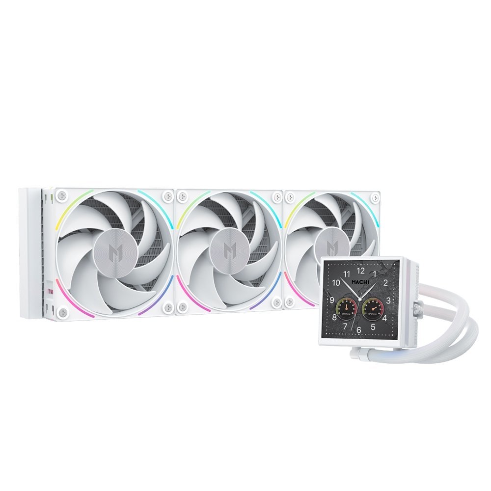 WATER COOLER 360MM LIAN LI HYDROSHIFT LCD 360TL, DISPLAY LCD, WHITE - HSLCD36TW